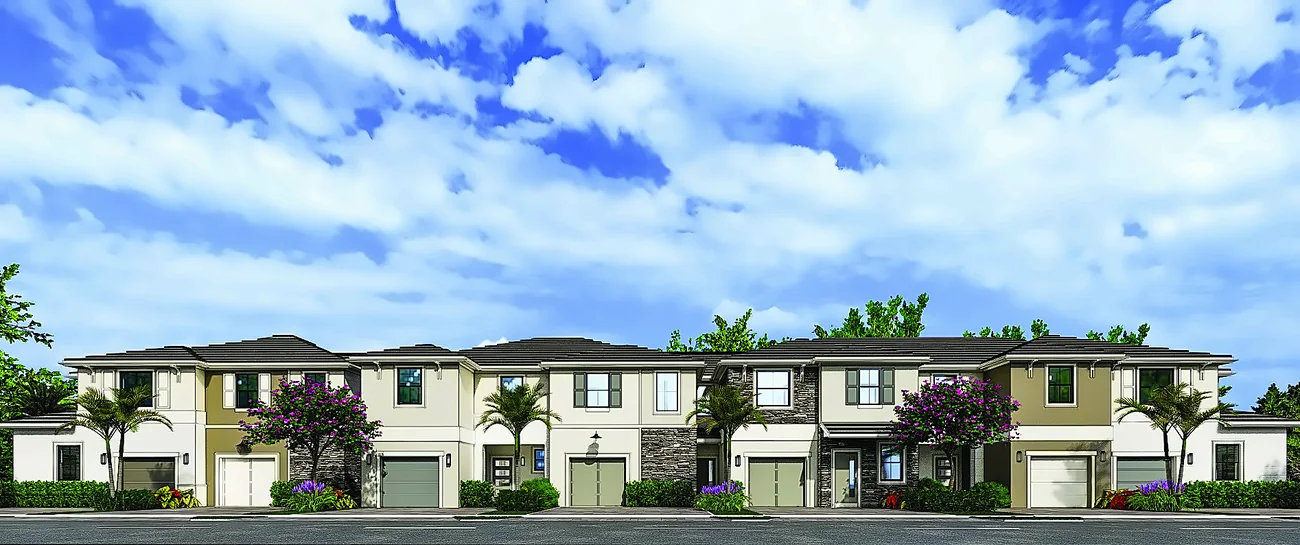 Front elevation at Vintage Oaks